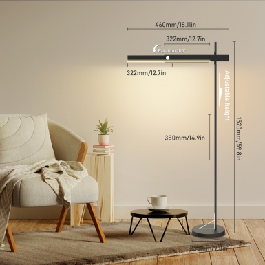 LED室内灯 - HCP043 双面发光落地灯
